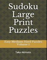 Sudoku Large Print Puzzles