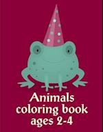 Animals Coloring Book Ages 2-4