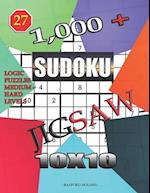 1,000 + sudoku jigsaw 10x10