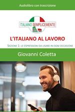 L'italiano al lavoro - AUDIOLIBRO