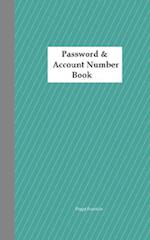 Password & Account Number Book