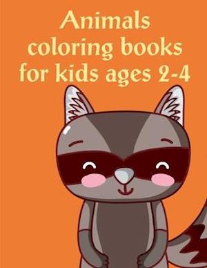 Animals Coloring Books For Kids Ages 2-4