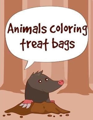 Animals Coloring Treat Bags