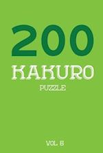 200 Kakuro Puzzle Vol 6