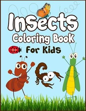 Insects Coloring Book for Kids