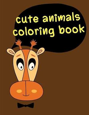 cute animals coloring book