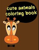 cute animals coloring book