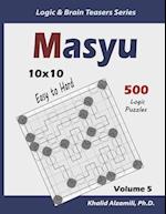 Masyu : 500 Easy to Hard Puzzles (10x10) 