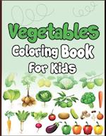 Vegetables Coloring Book for Kids