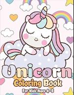 Unicorn Coloring Book for Kids Ages 4-8: Magical Unicorn Coloring Books for Girls, Fun and Beautiful Coloring Pages Birthday Gifts for Kids 