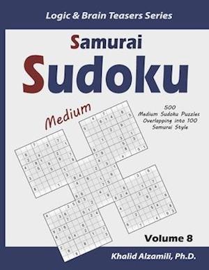 Samurai Sudoku : 500 Medium Sudoku Puzzles Overlapping into 100 Samurai Style