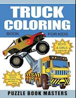 Truck Coloring Book for Kids