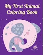 My First Animal Coloring Book