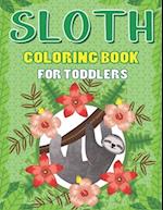 Sloth Coloring Book for Toddlers