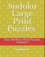 Sudoku Large Print Puzzles Volume 7