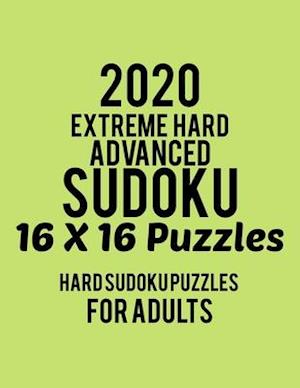 2020 Extreme Hard Advanced Sudoku 16*16 Puzzles