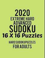 2020 Extreme Hard Advanced Sudoku 16*16 Puzzles