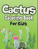 Cactus Coloring Book for Kids