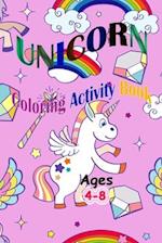 Unicorn Coloring Activity Book
