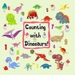 Counting with Dinosaurs!: A Fun Interactive Book for Kids, A Picture Puzzle,Numbers,Shapes,Counting, Number Puzzles, Numbers 1-10 for kids ages 2-4 