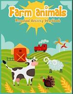Fram animals Preschool acitivity workbook
