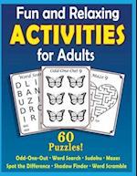 Fun and Relaxing Activities for Adults: Puzzles for People with Dementia [Large-Print] 