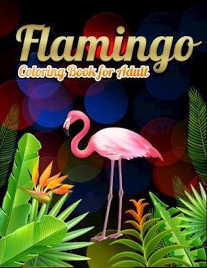 Flamingo Coloring Book for Adults