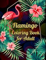 Flamingo Coloring Book for Adults