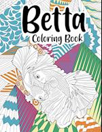 Betta Coloring Book (Fish Coloring Book) 