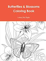 Butterflies & Blossoms Coloring Book 