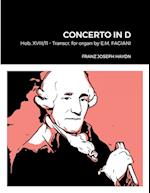 Franz Joseph Haydn Concerto in D Hob. XVIII n°11 Transcribed for Organ by Eugenio Maria Fagiani