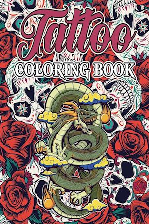 Tattoo Coloring Book for Adults