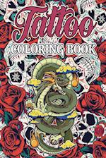 Tattoo Coloring Book for Adults