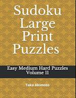 Sudoku Large Print Puzzles Volume 11