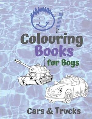 Colouring Books for Boys Cars & Trucks