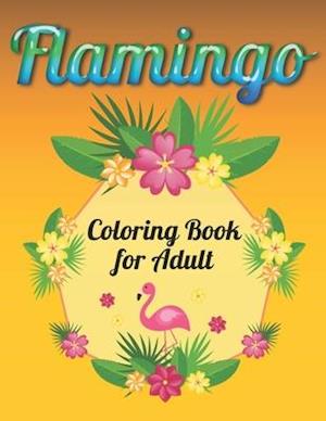 Flamingo Coloring Book for Adults