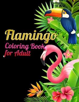 Flamingo Coloring Book for Adults