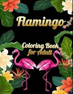 Flamingo Coloring Book for Adults