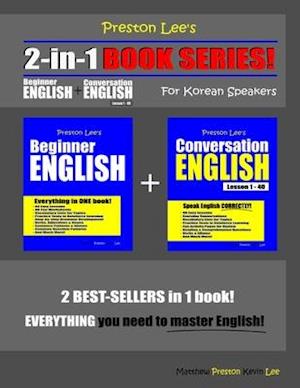 Preston Lee's 2-in-1 Book Series! Beginner English & Conversation English Lesson 1 - 40 For Korean Speakers