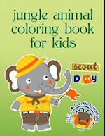 Jungle Animal Coloring Book For Kids