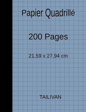 Papier Quadrillé 200 Pages 21,59 x 27,94 cm