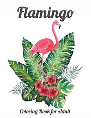 Flamingo Coloring Book for Adults