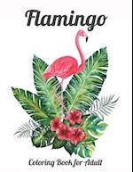 Flamingo Coloring Book for Adults