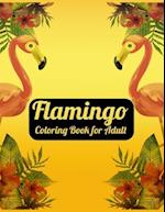 Flamingo Coloring Book for Adults