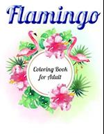 Flamingo Coloring Book for Adults