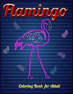 Flamingo Coloring Book for Adults