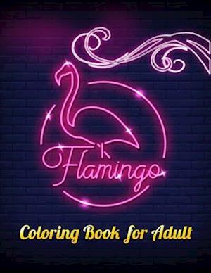 Flamingo Coloring Book for Adults