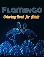 Flamingo Coloring Book for Adults