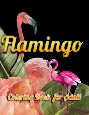 Flamingo Coloring Book for Adults