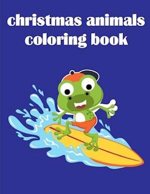 Christmas Animals Coloring Book